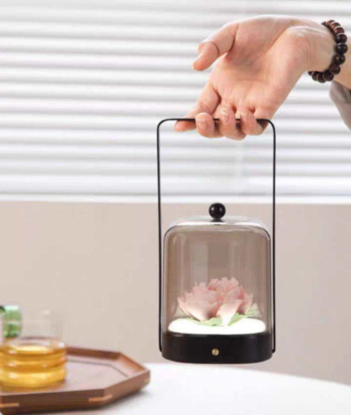 Blooming Aromatherapy Portable Table Lamp